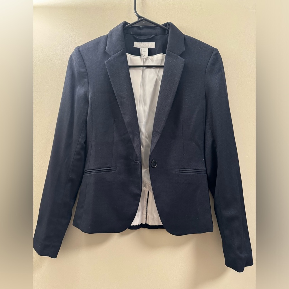 H&M Blazer, Navy, Size 2